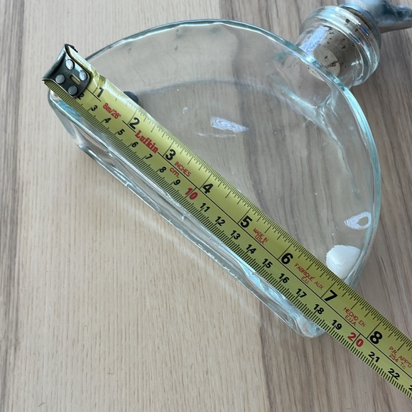 Vintage Glass jar with pewter bird stopper. - Picture 3 of 4